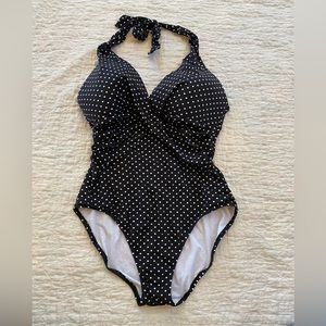 LAUREN RALPH LAUREN one piece swimsuit, Size 12